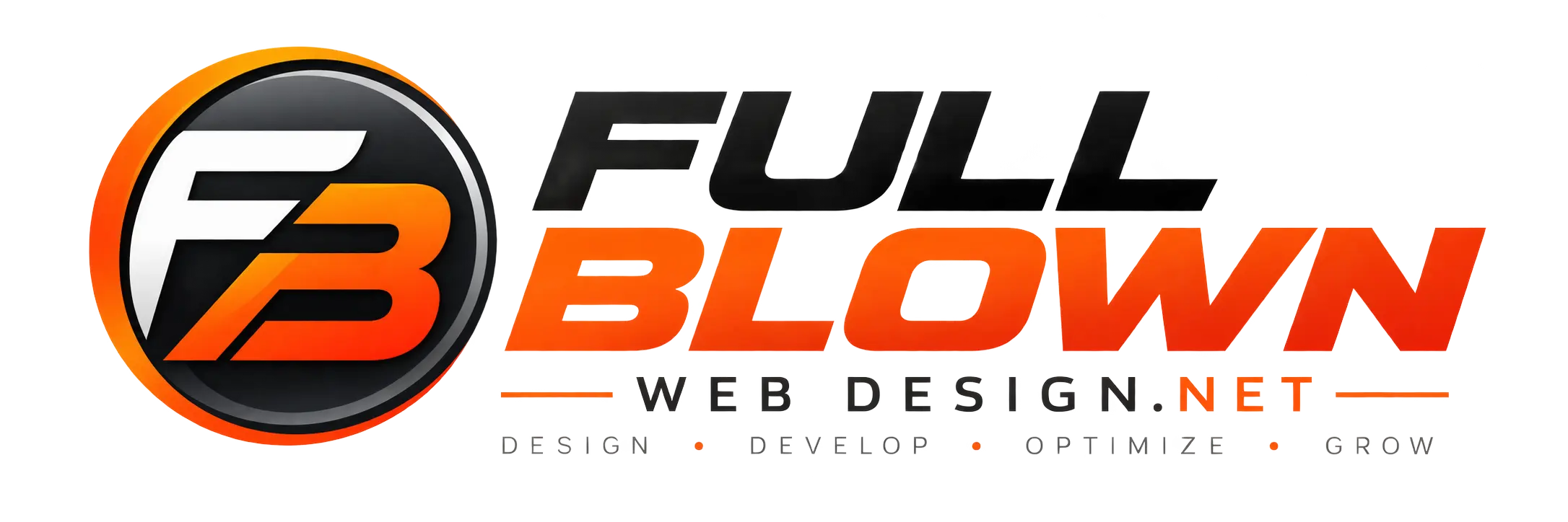 Full Blown Web Design logo